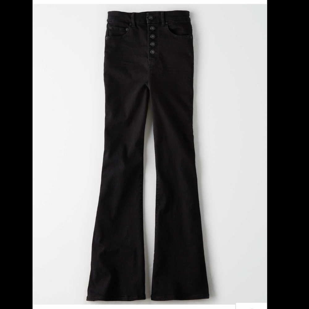 American Eagle Flare Bell Bottom High Waisted Jean